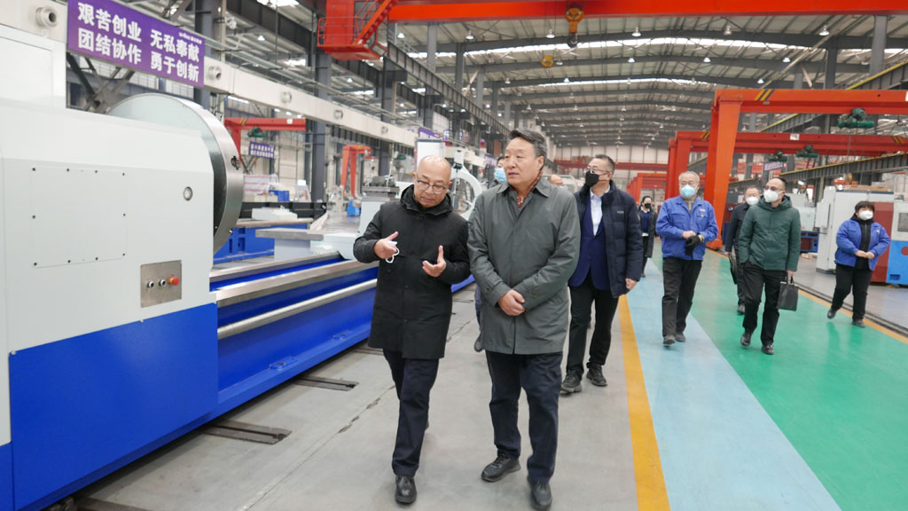 甘肅金控集團、華龍證券領導一行到星火機床公司調(diào)研