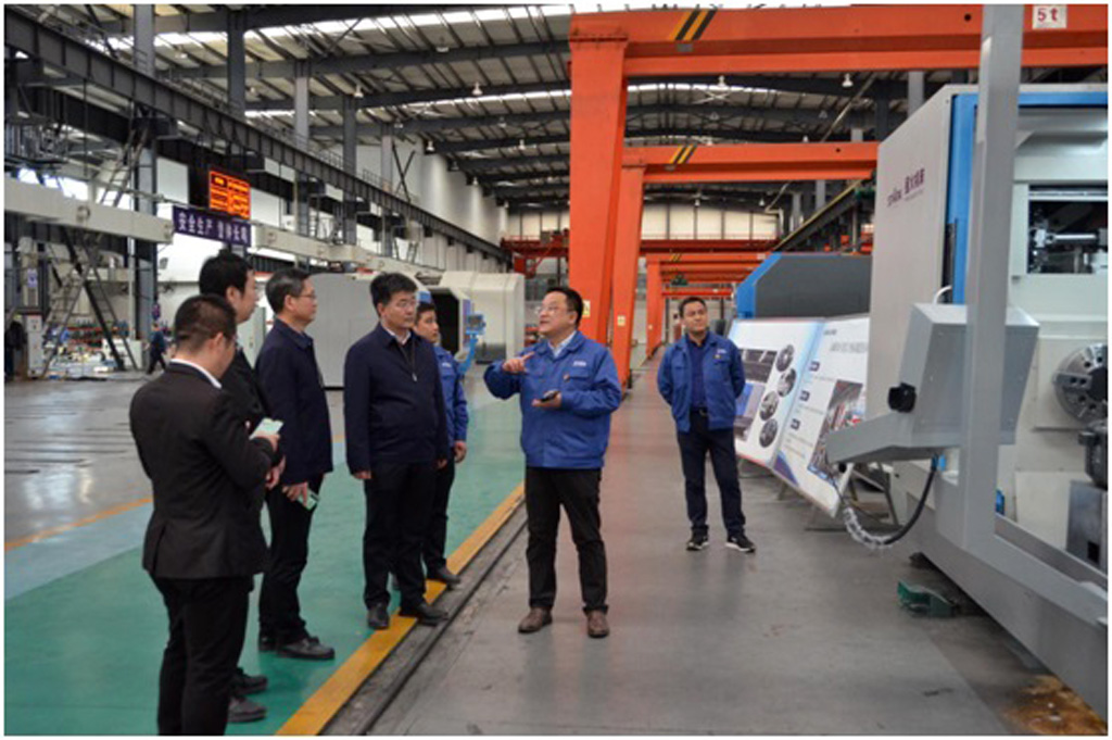 通號創(chuàng)新投資集團江系貴一行到星火機床公司調研