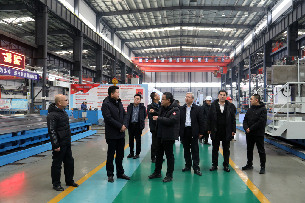 機(jī)械工業(yè)第六設(shè)計(jì)研究院有限公司董事長顧曉山一行到星火數(shù)控調(diào)研交流