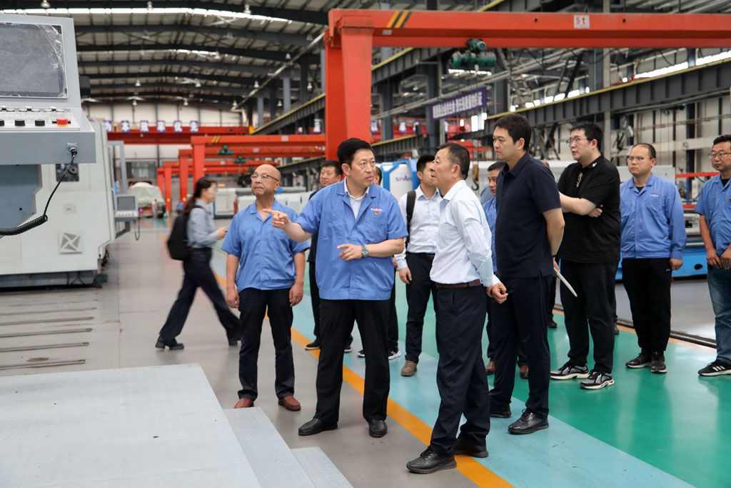 省國投集團工銀投資調研組蒞臨星火數(shù)控考察指導